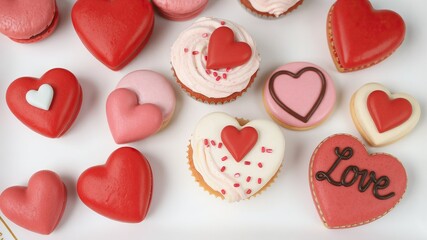 Obraz premium valentine themed sweets