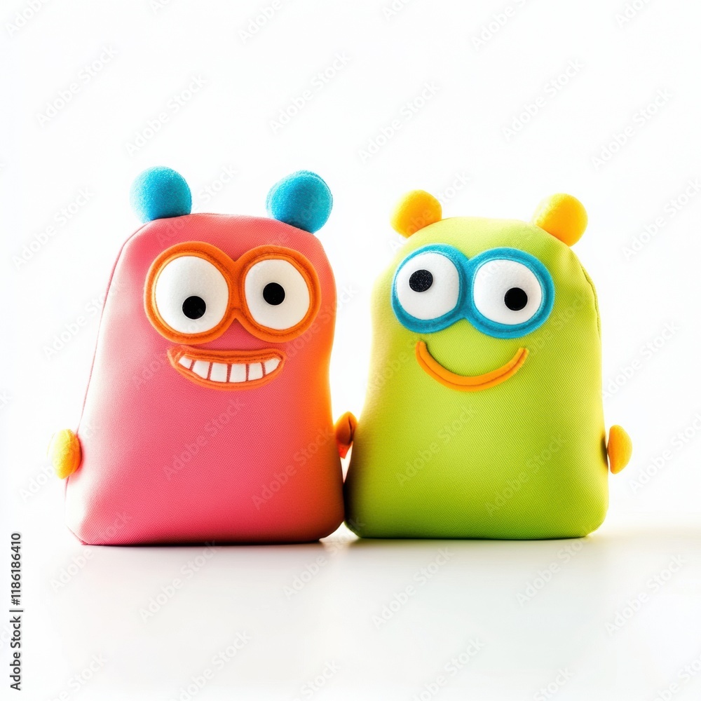 Poster bright and cheerful microbes with friendly expressions bringing joy and fun to any environment. gene
