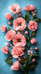 Luxurious bouquet, greeting card.