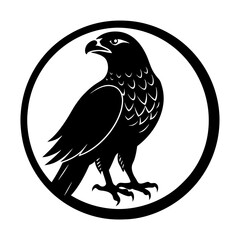 Hawk Silhouette vector illustration