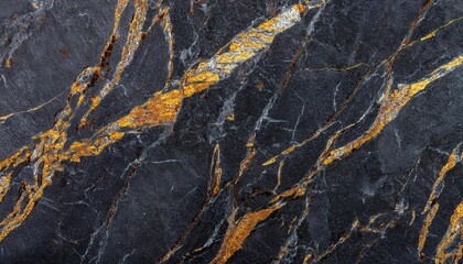 luxurious black marble with bold gold and rust veins, ideal for interior design, wall cladding, flooring, or luxury background