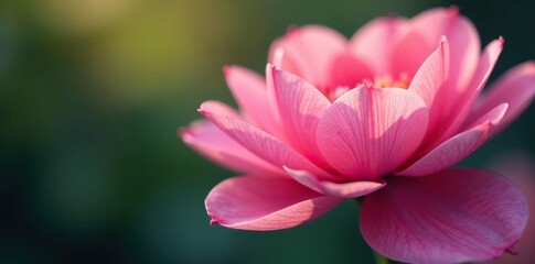 Fototapeta premium Delicate petals unfolding in soft focus macro, nature, macro photography, flower power
