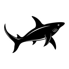 Hammerhead Shark Silhouette vector illustration