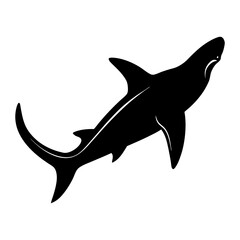Hammerhead Shark Silhouette vector illustration