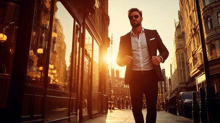 A hasty businessman.