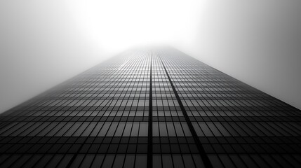 abstract architecture background with light