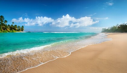 Obraz premium tropical beach, AI generated