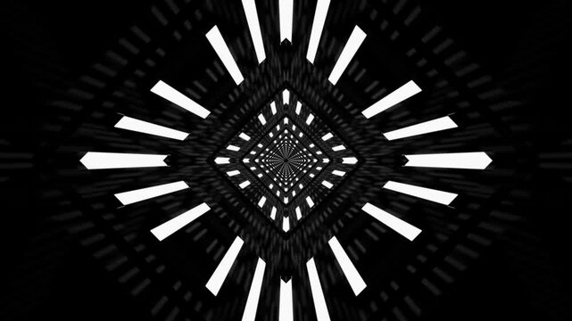 Abstract Tunnel Background Loop - Digital 3d Animation 