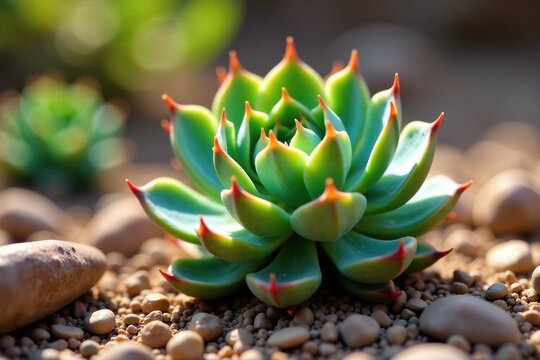 Arid desert succulent adapted for water storage, adaptation, succulent, botany