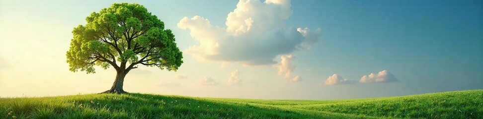 Fototapeta premium A single tree branch stretching towards the horizon, branch, tree, tree