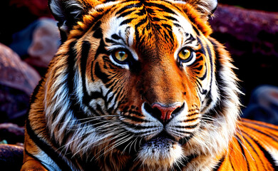 Fototapeta premium close up of a tiger