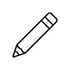 Pencil icon with a playful and colorful look, perfect for adding charm to school, hobby, or illustration-themed design