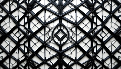 Abstract Geometric Architectural Design with Modern Patterns