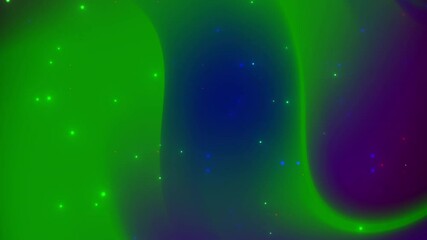 Green blue gradient background with colorful glowing dots suitable for backgrounds, digital designs, presentations, and abstract concepts