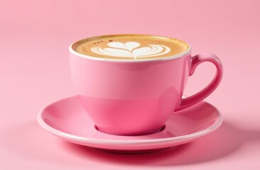 Illustration of a cup of coffee cappuccino