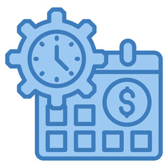 Obraz premium Time Management Icon Element For Design