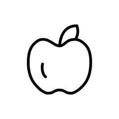 Apple icon Thin vector set