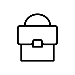 Bag icon Thin vector set