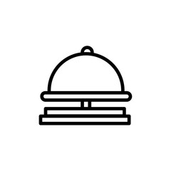 Bellhop icon Thin vector set