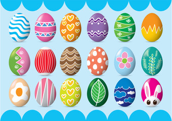 Vector EasterDay EGG Design