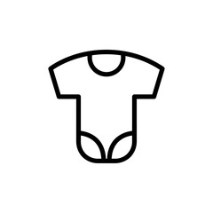 Onesies icon Thin vector set