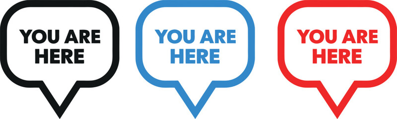 location pin icons for mapping and navigation