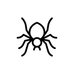 Spider icon Thin vector set
