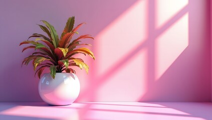A stunning collection of vibrant indoor tropical flower plants in elegant vases makes for the perfect home decoration. Ideal for advertising, themed events, or banner design