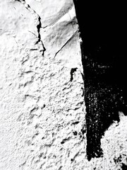 Paint scratches on old walls