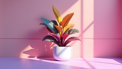 A stunning collection of vibrant indoor tropical flower plants in elegant vases makes for the perfect home decoration. Ideal for advertising, themed events, or banner design