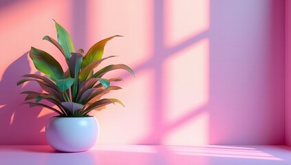A stunning collection of vibrant indoor tropical flower plants in elegant vases makes for the perfect home decoration. Ideal for advertising, themed events, or banner design