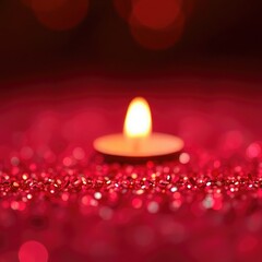 red bokeh background, red background with bubbles, red cells, pink water drops