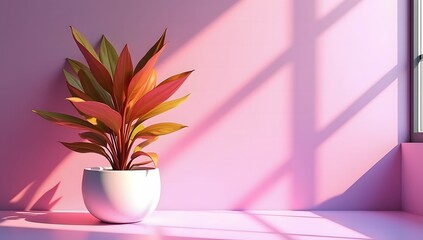 A stunning collection of vibrant indoor tropical flower plants in elegant vases makes for the perfect home decoration. Ideal for advertising, themed events, or banner design
