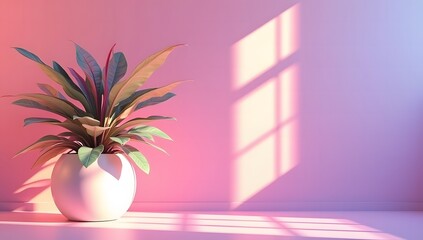 A stunning collection of vibrant indoor tropical flower plants in elegant vases makes for the perfect home decoration. Ideal for advertising, themed events, or banner design