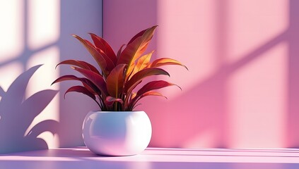 A stunning collection of vibrant indoor tropical flower plants in elegant vases makes for the perfect home decoration. Ideal for advertising, themed events, or banner design