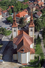 Parish church of the Assumption of the Virgin Mary in Pregrada, Croatia