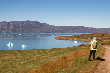 Beautiful town of Igaliku and surrounding area (South Greenland)