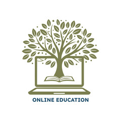 Online Education Logo Design Template