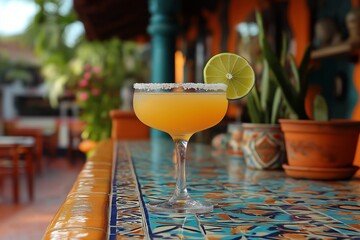 Cocktail on the table