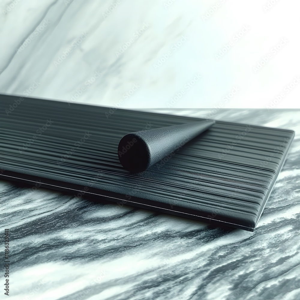 Fototapete a sophisticated, minimalist cover design that conveys elegance and modernity through pure forms and 
