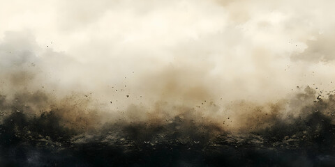 Obraz premium Abstract Brown Dust Storm Background Illustration