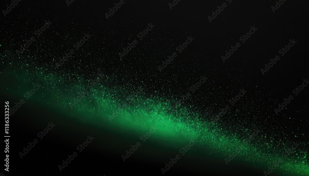 Poster green abstract sparkly background with soft waves and sparkles neon soft futuristic banner 9