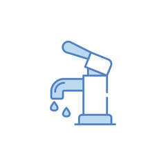 Faucet vector icon