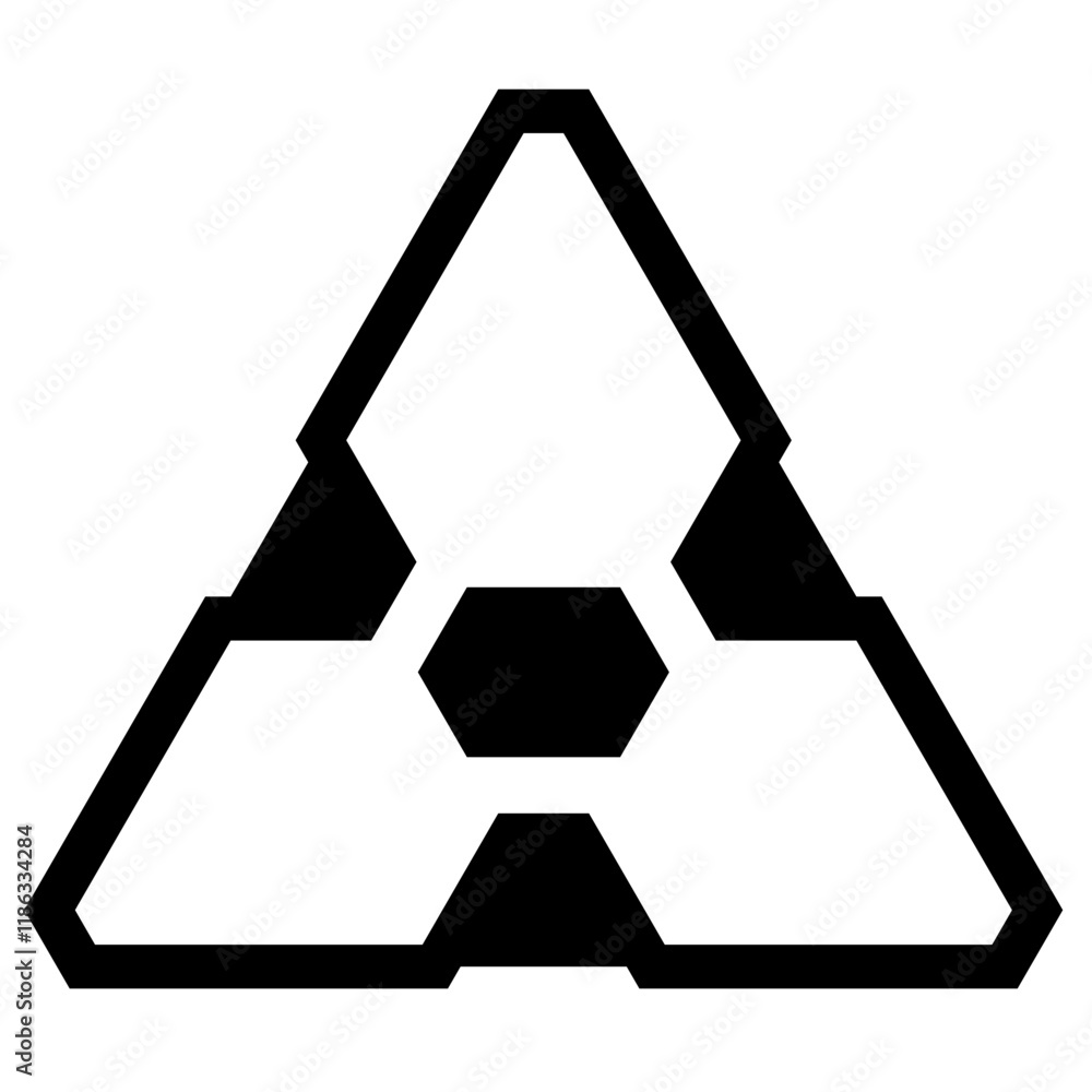 Poster digital technology style line and element