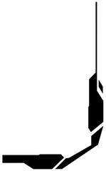 Digital technology style line and element 