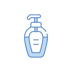 Shower Gel Bottle vector icon