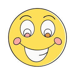 proud smile face vector icon, women’s day vector illustration - simple illustration of proud smile face perfect for logos, and holidays -themed designs.