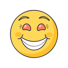 proud smile face vector icon, women’s day vector illustration - simple illustration of proud smile face perfect for logos, and holidays -themed designs.