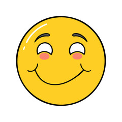 proud smile face vector icon, women’s day vector illustration - simple illustration of proud smile face perfect for logos, and holidays -themed designs.