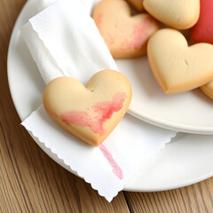 heart shaped cookies